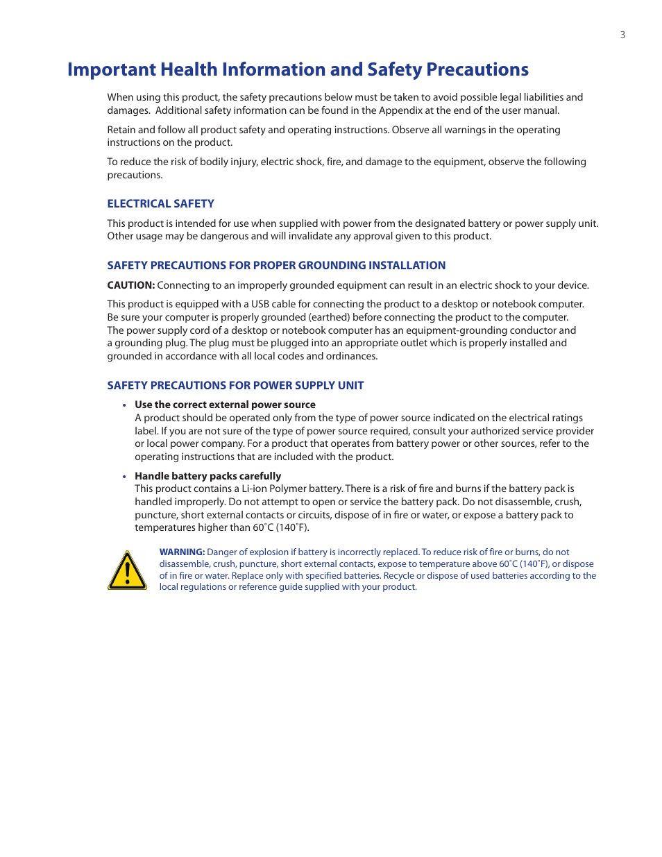 TAO PDA Phone User Manual | Page 3 / 140