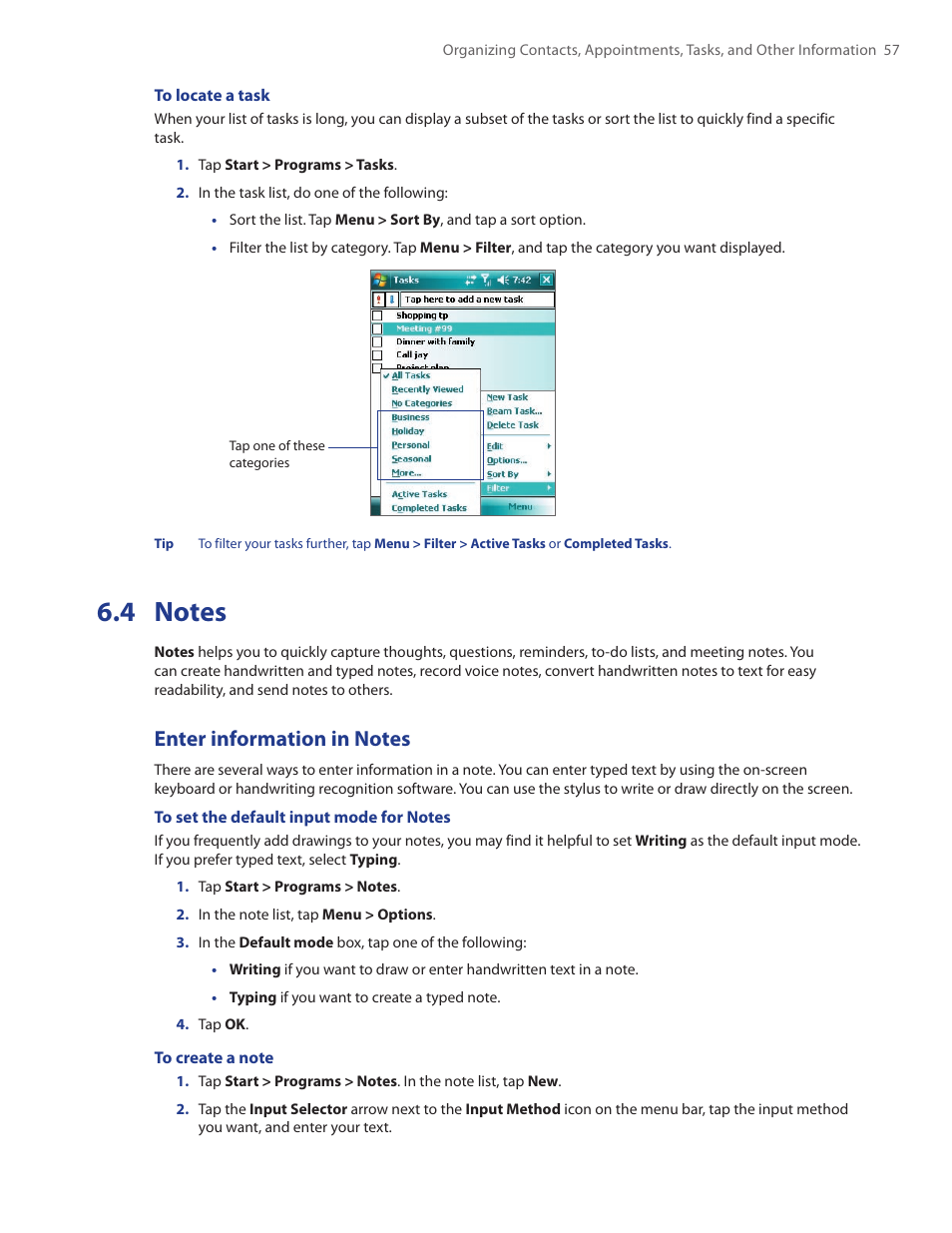 TAO PDA Phone User Manual | Page 57 / 140