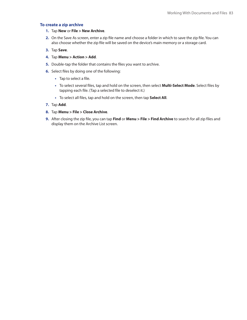 TAO PDA Phone User Manual | Page 83 / 140