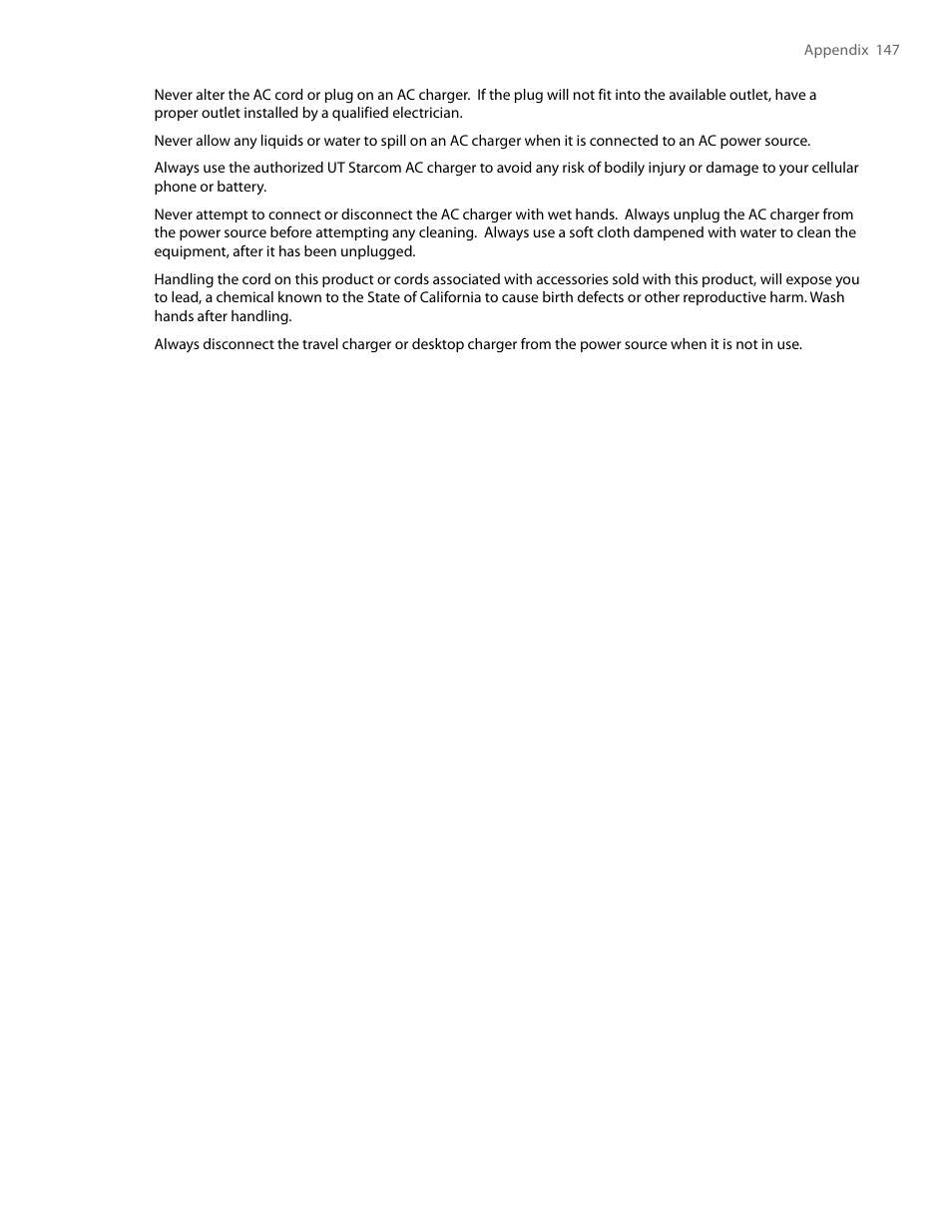 TAO PDA User Manual | Page 147 / 148