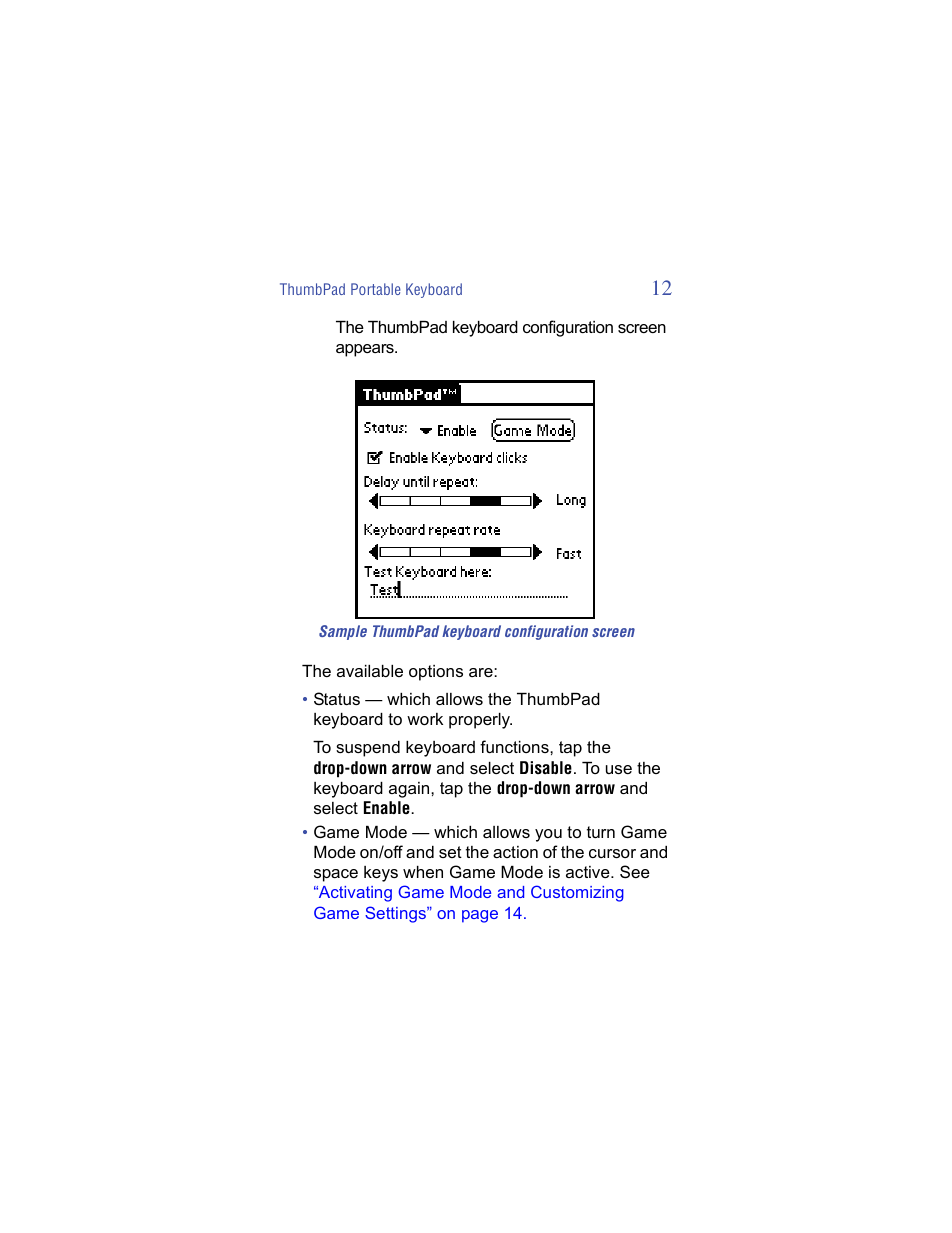 Targus ThumbPad Palm m125 User Manual | Page 12 / 21