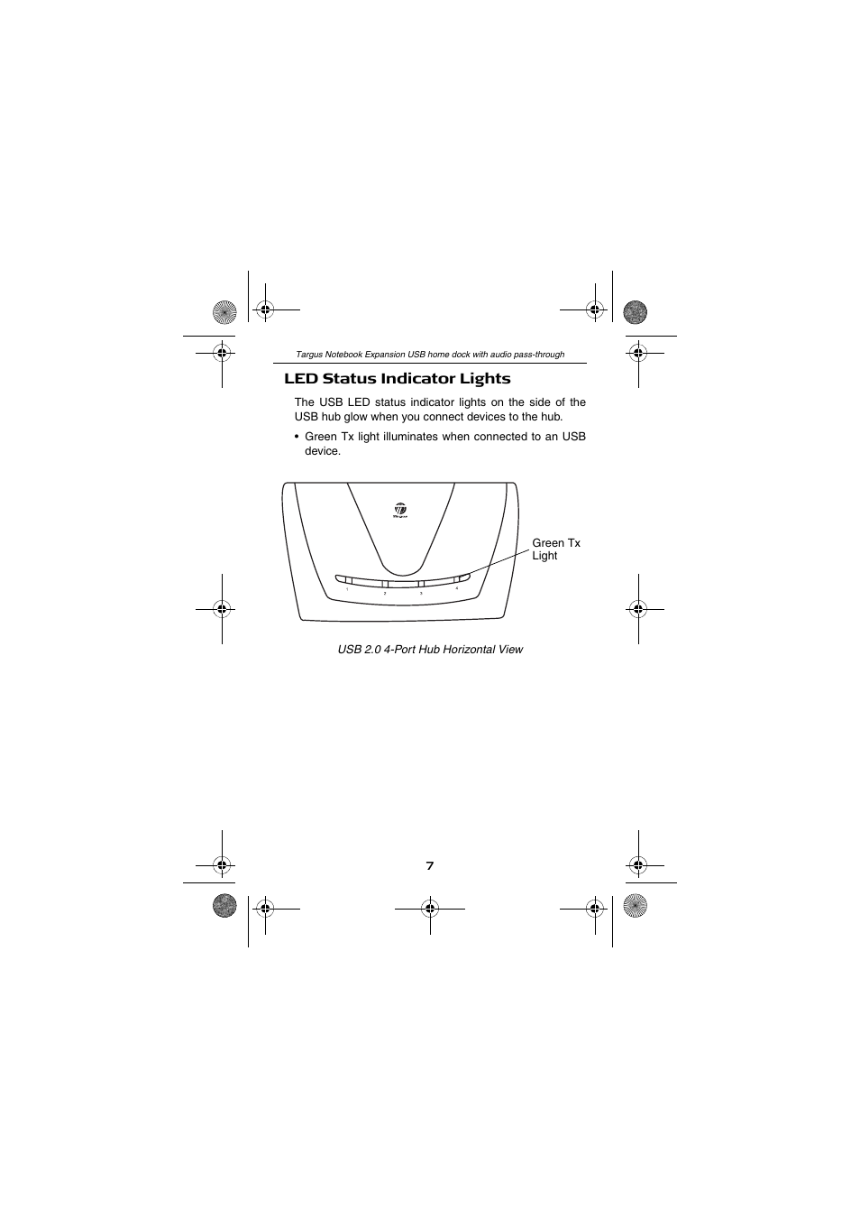 Targus Notebook Expansion USB home dock with audio pass-through USER GUIDE User Manual | Page 7 / 16
