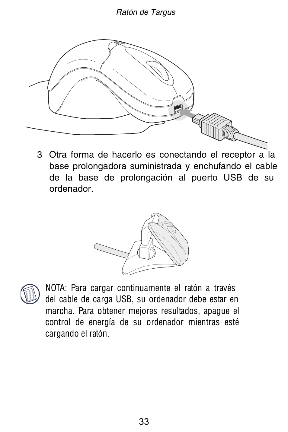 Targus Rechargeable 5-Button Wireless Mouse User Manual | Page 33 / 99