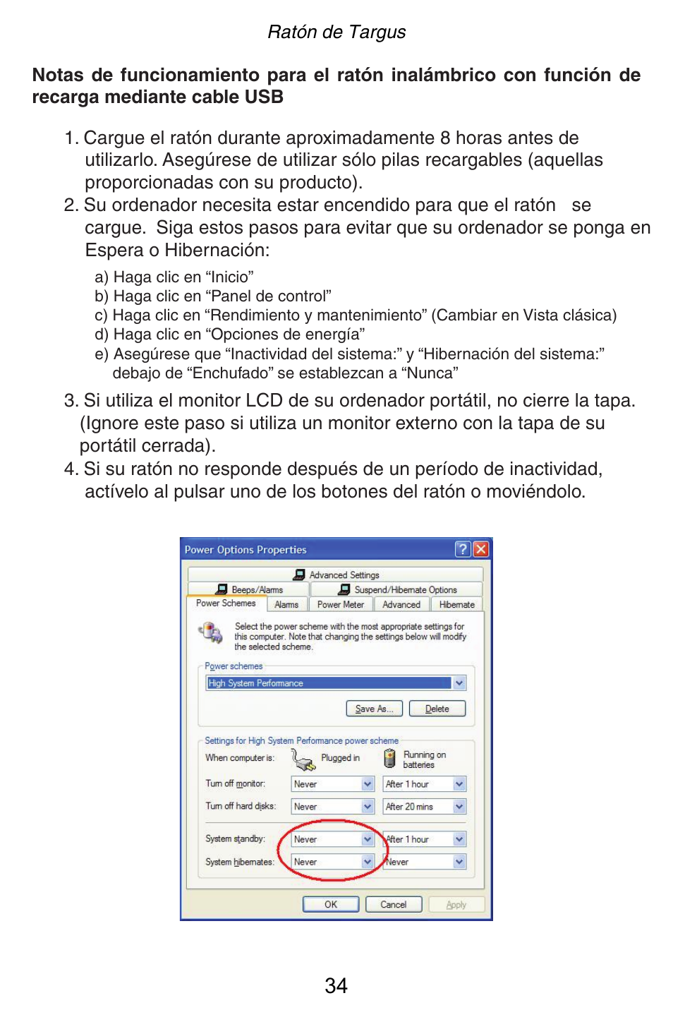Targus Rechargeable 5-Button Wireless Mouse User Manual | Page 34 / 99