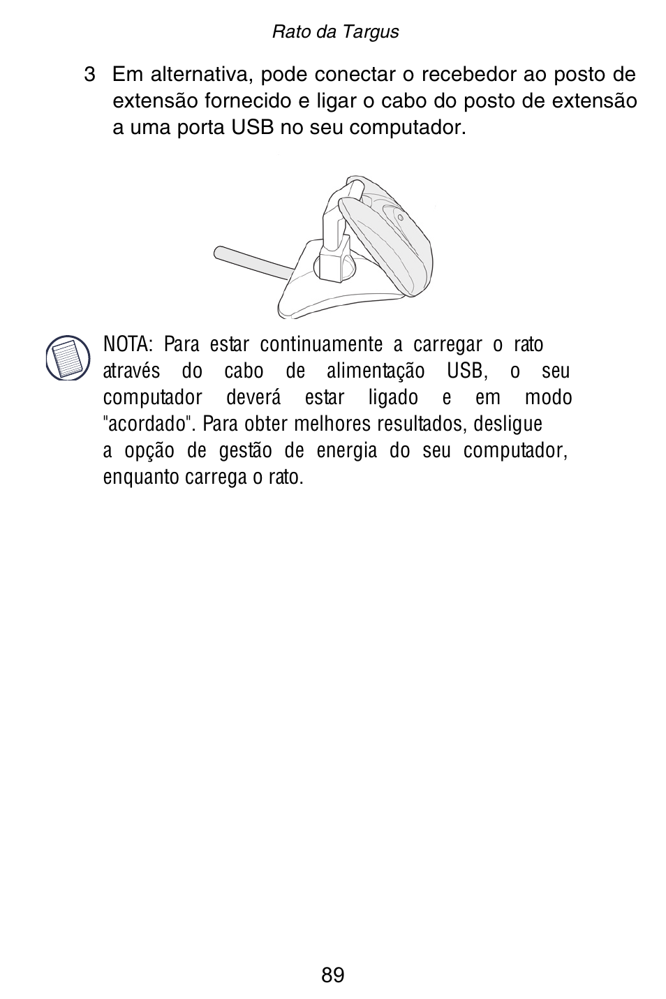 Targus Rechargeable 5-Button Wireless Mouse User Manual | Page 89 / 99