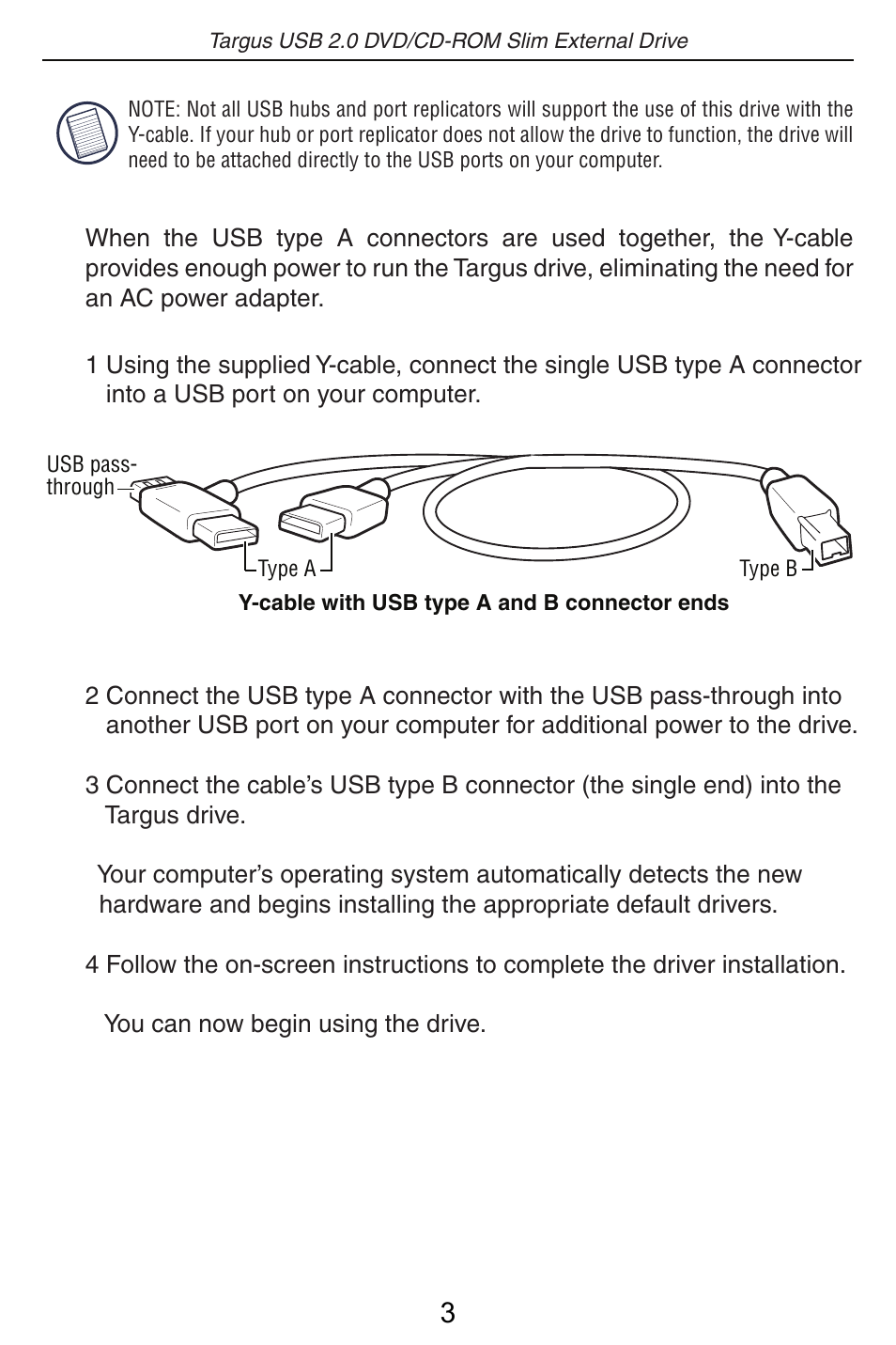 Targus PA410 User Manual | Page 4 / 12