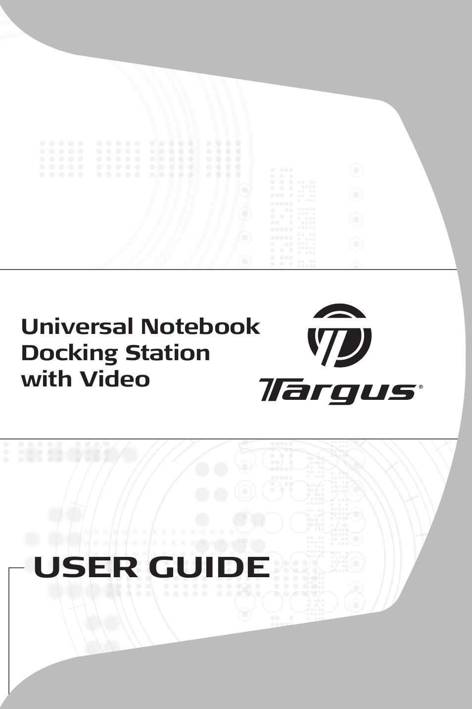 Targus Universal Notebook Docking Station with Video ACP50 User Manual | 20 pages