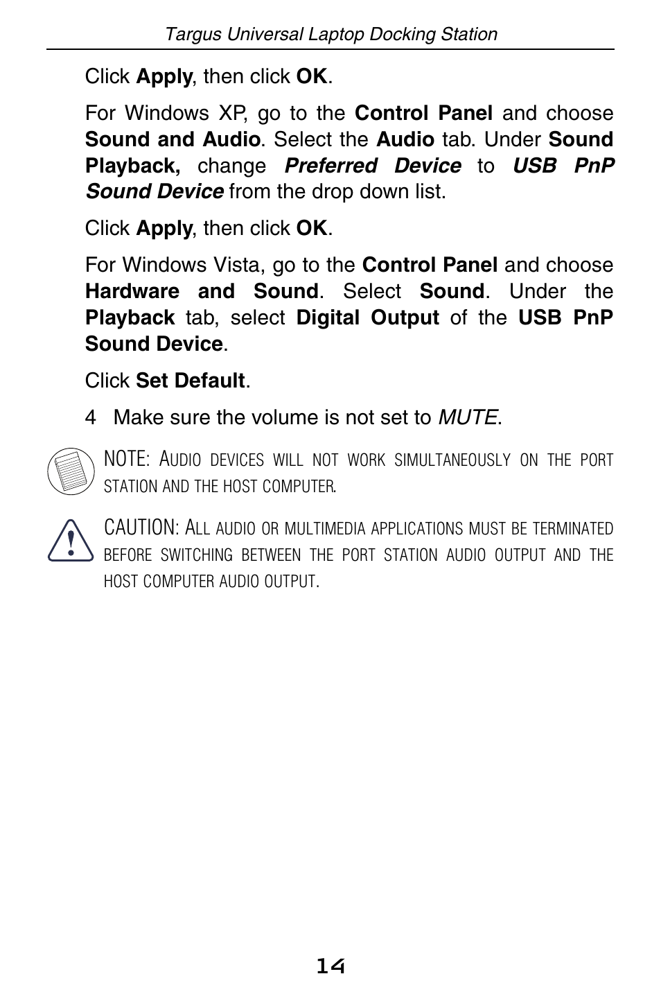Targus ACP45 User Manual | Page 14 / 24