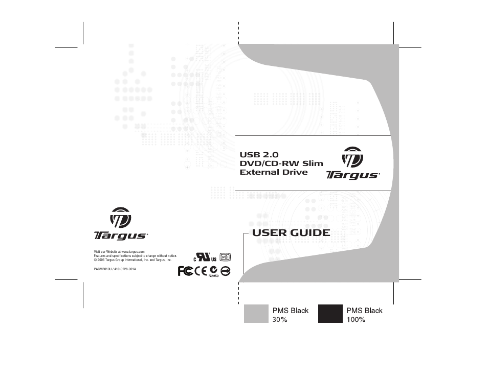Targus PACMB010U User Manual | 14 pages
