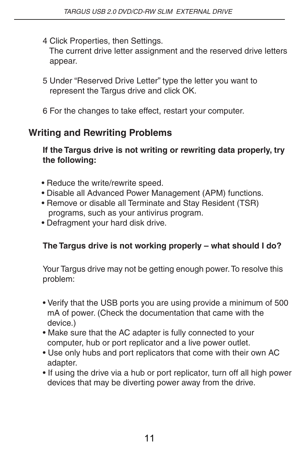 Targus PACMB010U User Manual | Page 12 / 14