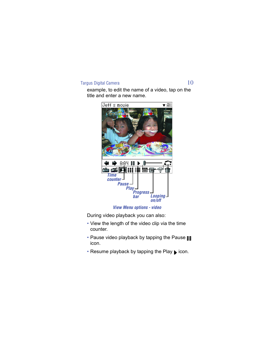 Targus Handspring Digital Camera User Manual | Page 10 / 33
