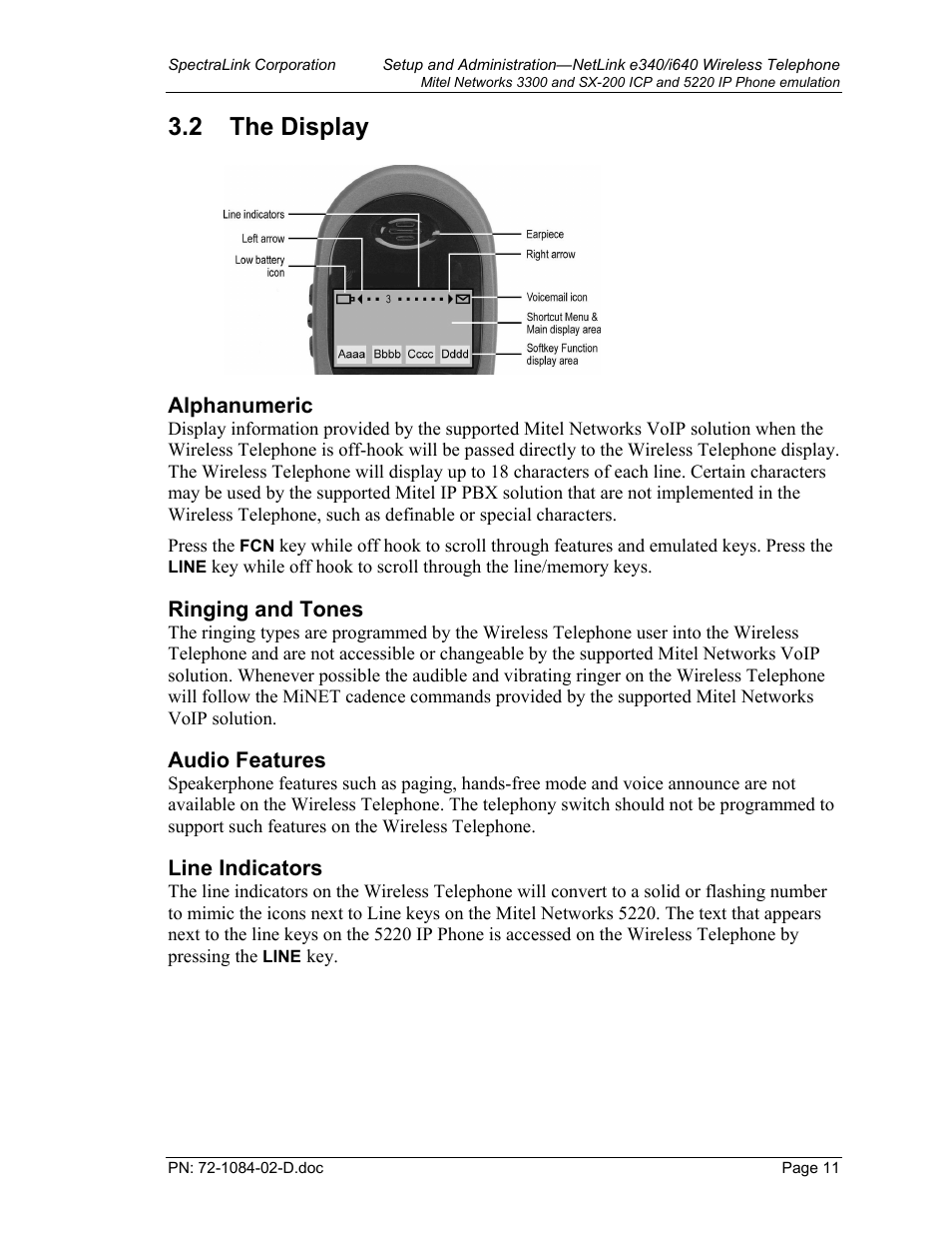 The display, The display 11, 2 the display | Targus netlink e340 User Manual | Page 11 / 47