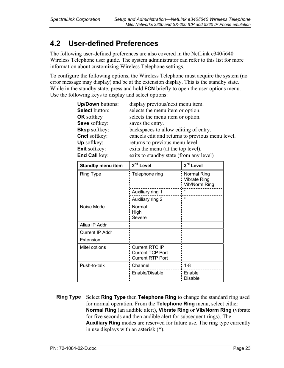 User-defined preferences, User-defined preferences 23, 2 user-defined preferences | Targus netlink e340 User Manual | Page 23 / 47