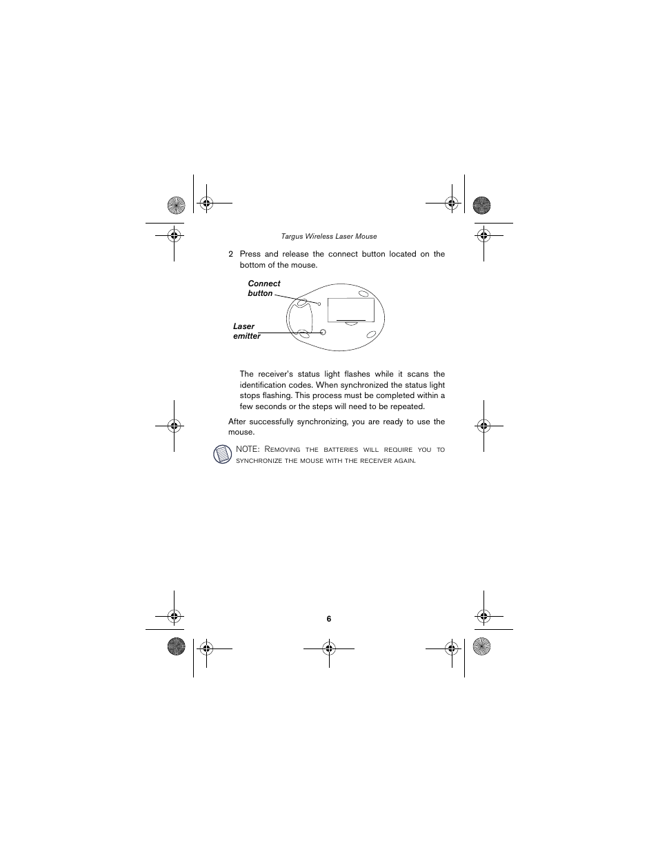 Targus Wireless Laser Mouse User Manual | Page 6 / 12