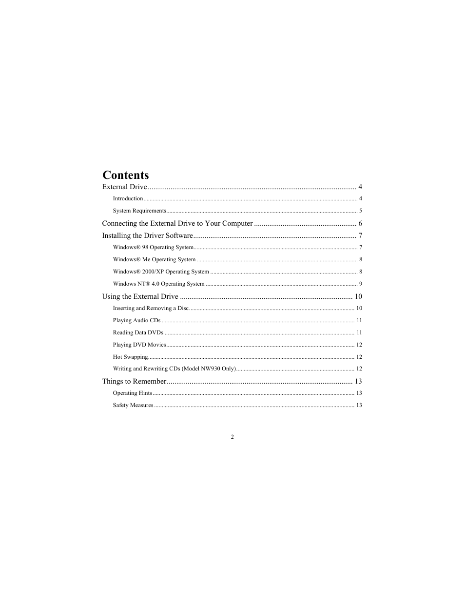 Targus NOTEWORTHY 400-0084-001A User Manual | Page 2 / 19