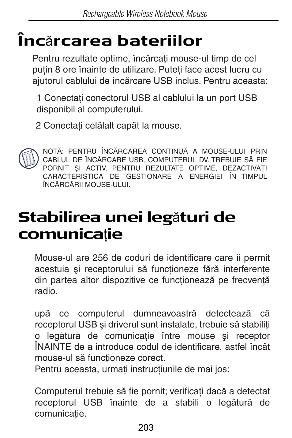 Targus Rechargeable Wireless Notebook Mouse User Manual | Page 203 / 259