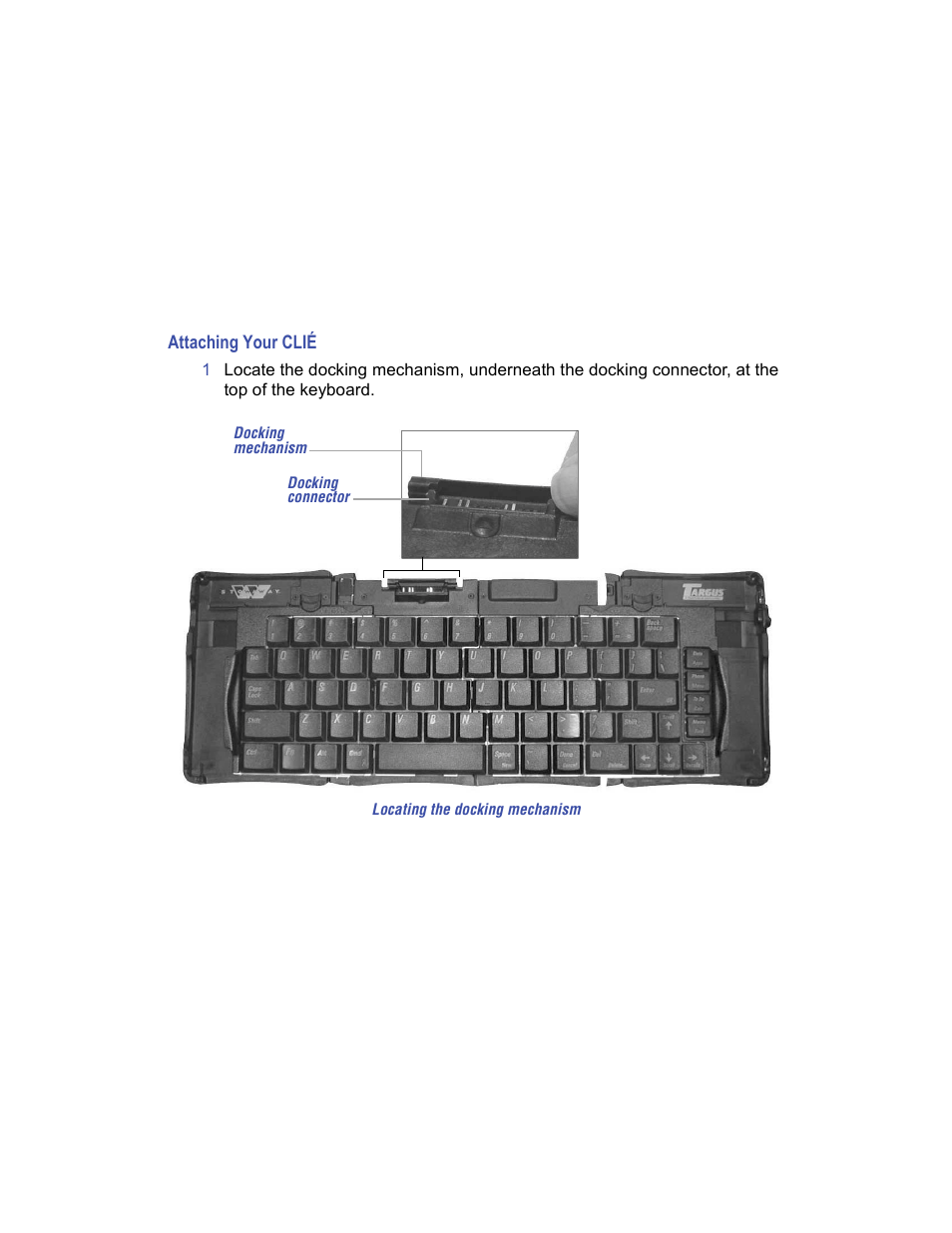 Attaching your clié | Targus Stowaway User Manual | Page 11 / 37