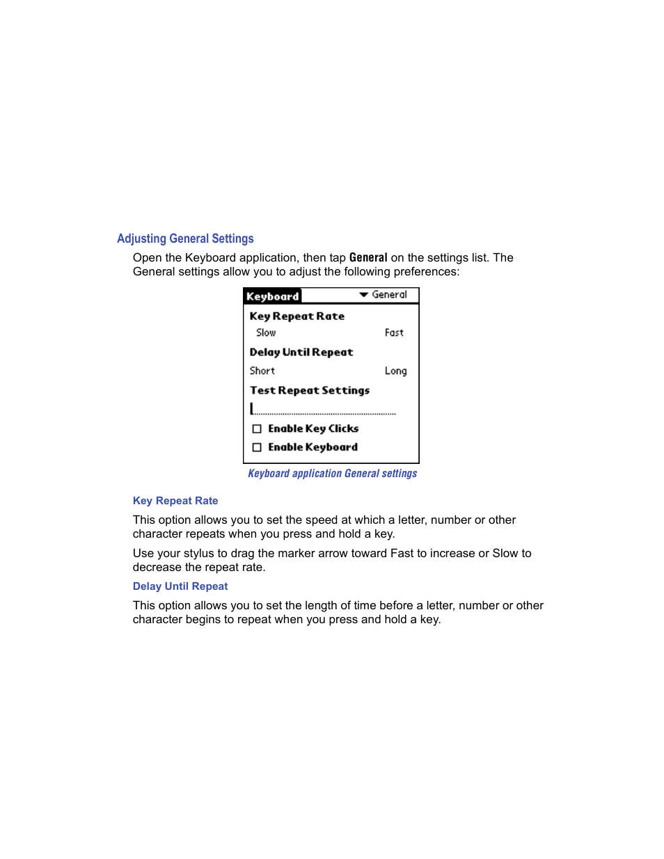 Adjusting general settings | Targus Stowaway User Manual | Page 18 / 37