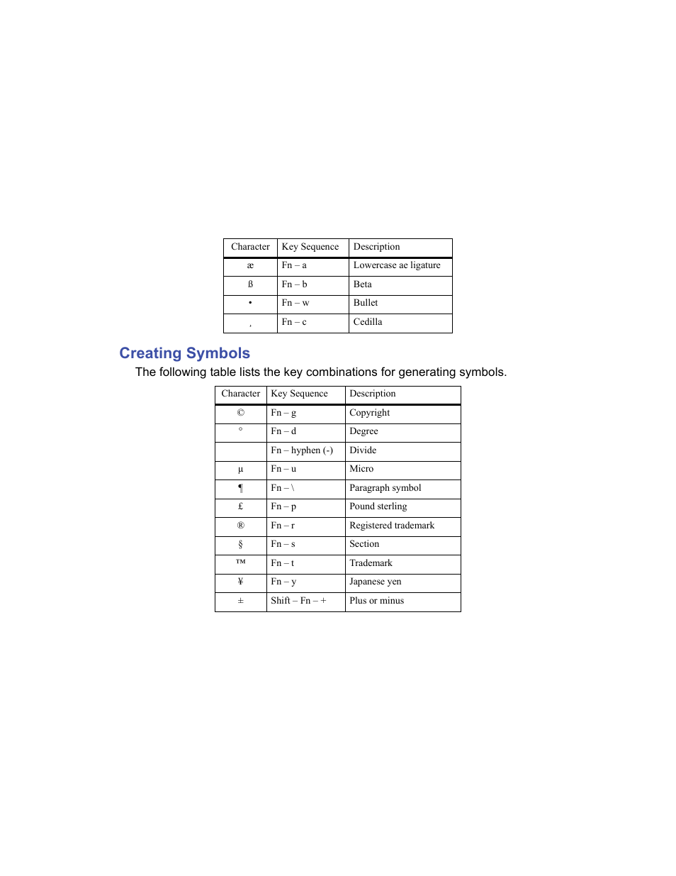 Creating symbols, 26 creating symbols | Targus Stowaway User Manual | Page 30 / 37