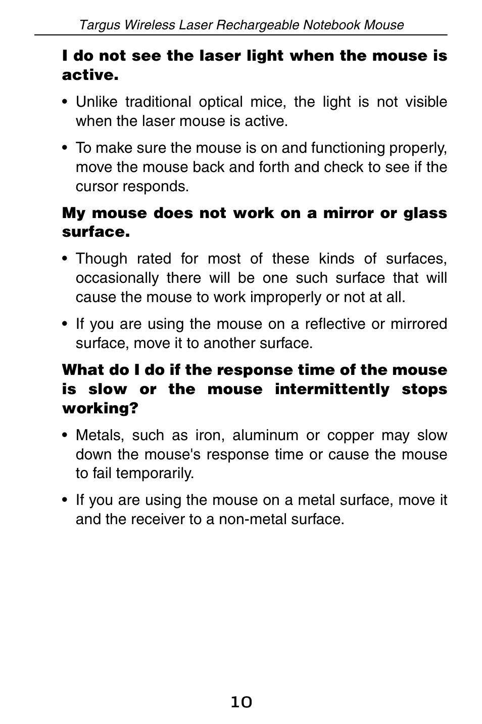 Targus 410-0008-001A User Manual | Page 10 / 12