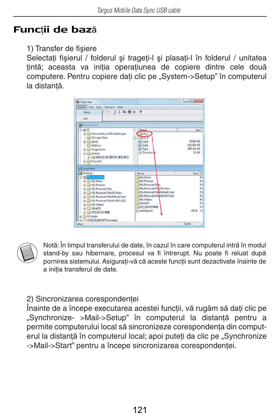 Func ġ ii de baz ă | Targus USB Cable User Manual | Page 121 / 155