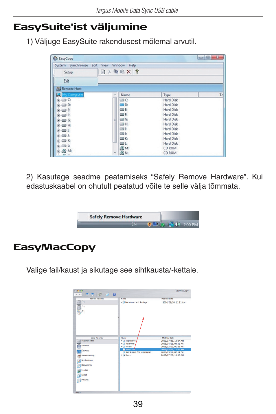 Targus USB Cable User Manual | Page 39 / 155