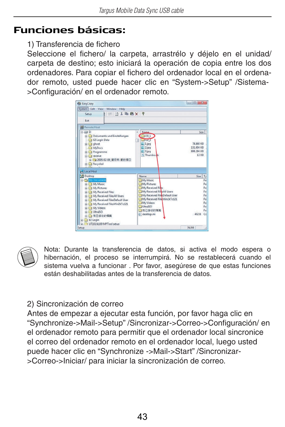 Targus USB Cable User Manual | Page 43 / 155
