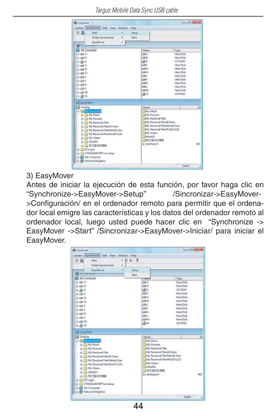 Targus USB Cable User Manual | Page 44 / 155