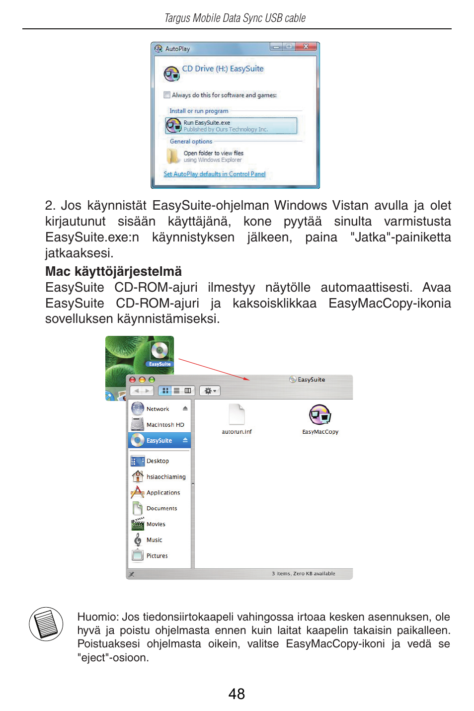 Targus USB Cable User Manual | Page 48 / 155