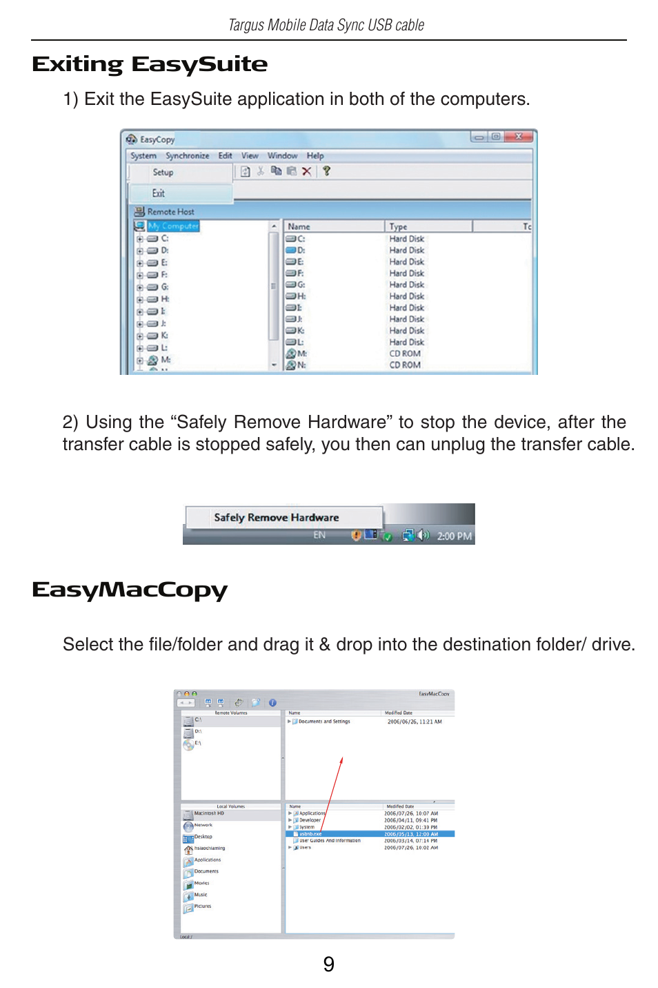 Targus USB Cable User Manual | Page 9 / 155