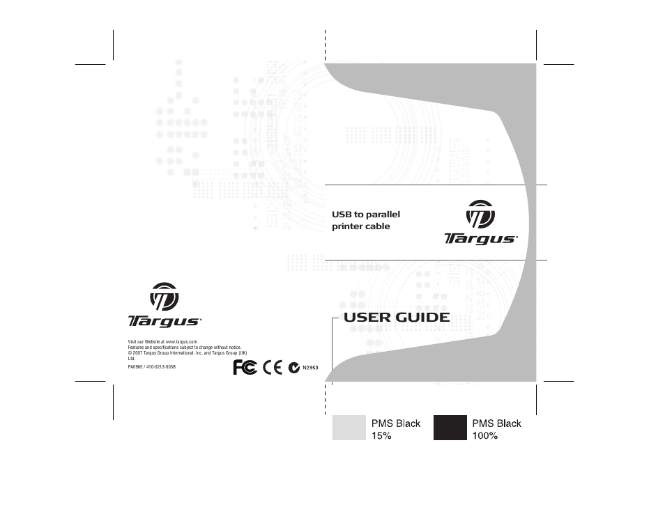 Targus PA096E User Manual | 66 pages