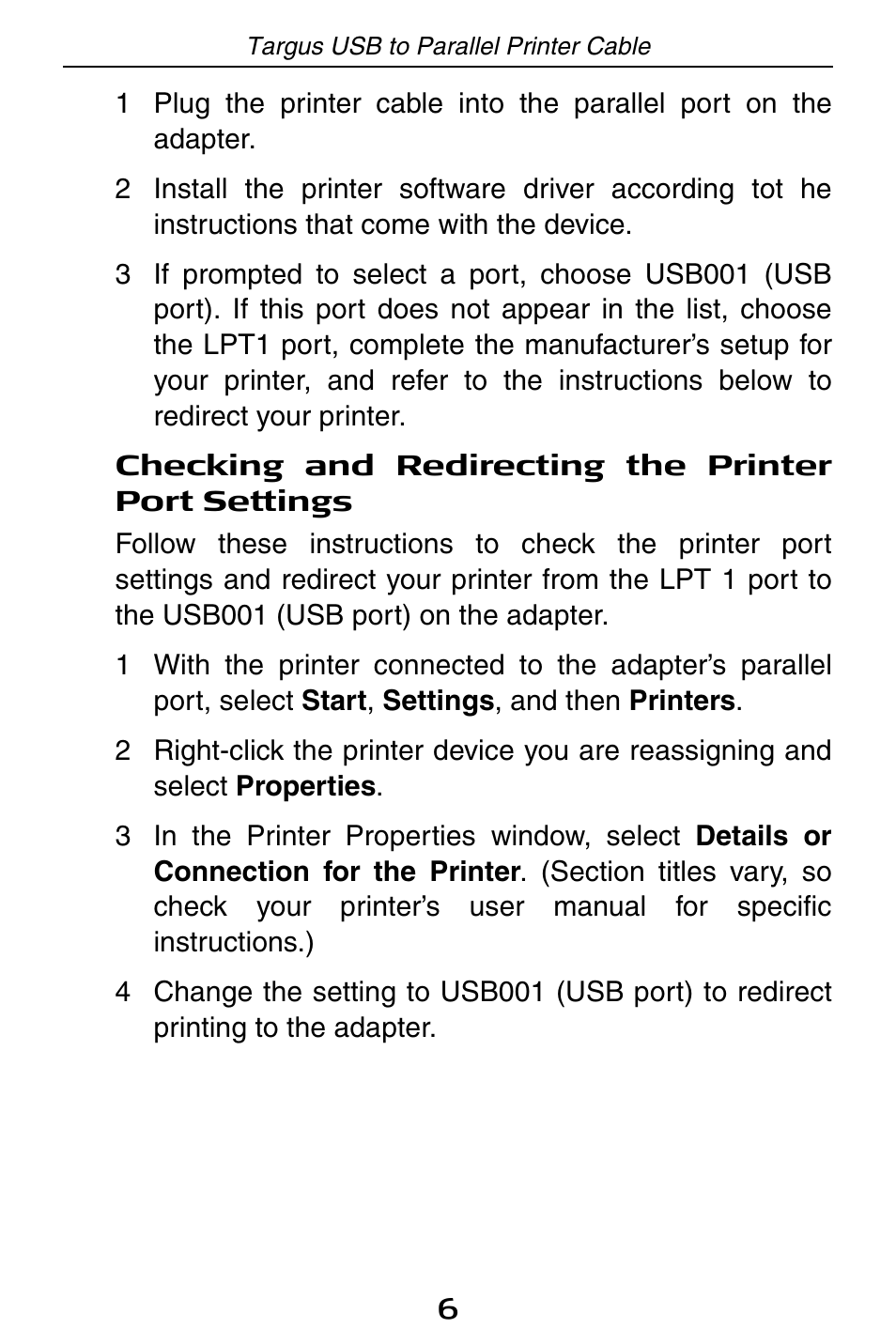 Targus PA096E User Manual | Page 6 / 66