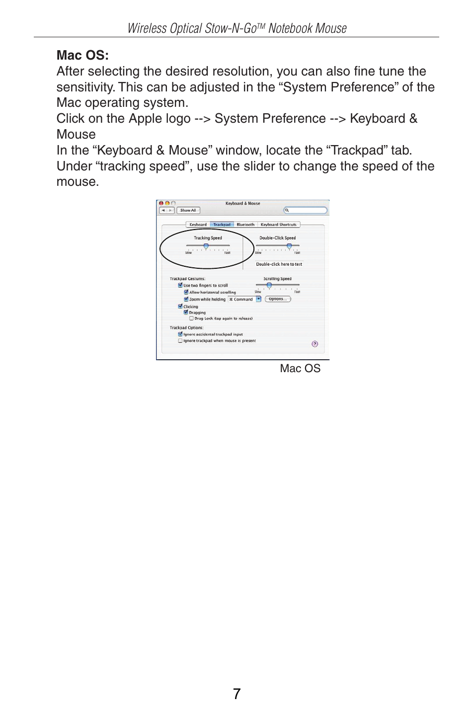 Targus Wireless Optical Stow-N-GoTM Notebook Mouse 30 User Manual | Page 8 / 11