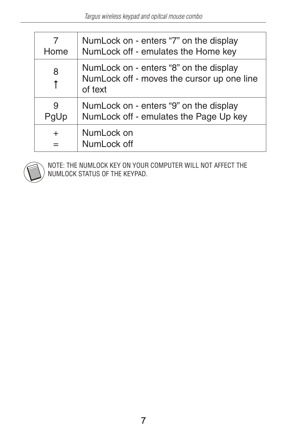 Targus AKM10US User Manual | Page 8 / 16