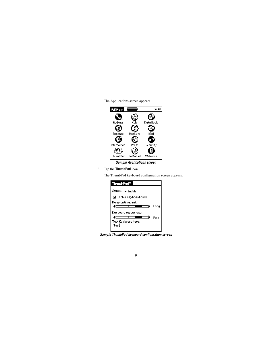 Targus ThumbPad Portable Keyboard User Manual | Page 9 / 15