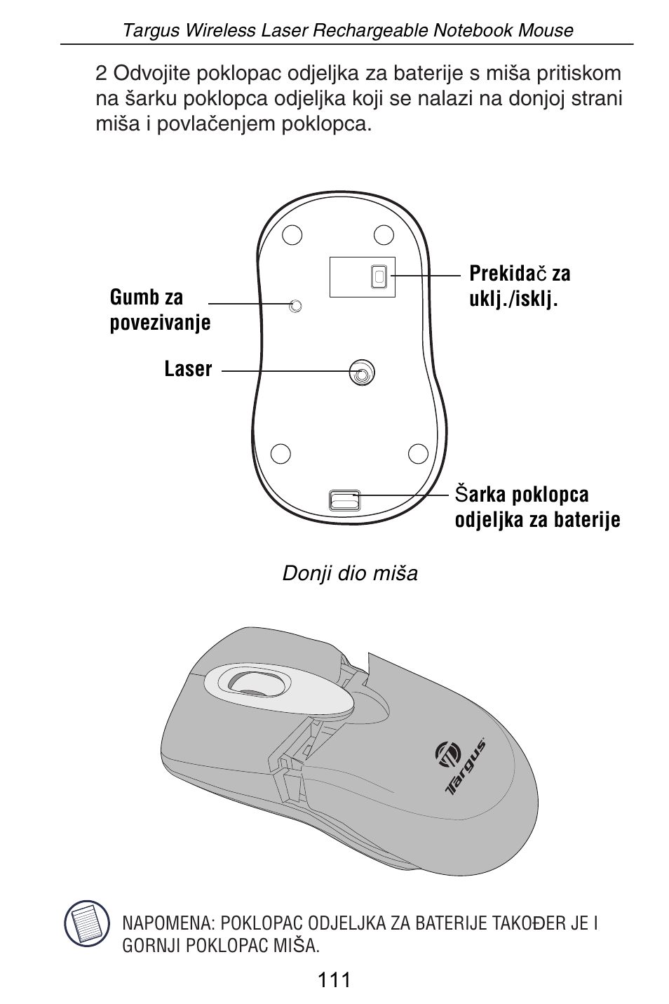 Targus AMW15EU User Manual | Page 111 / 259