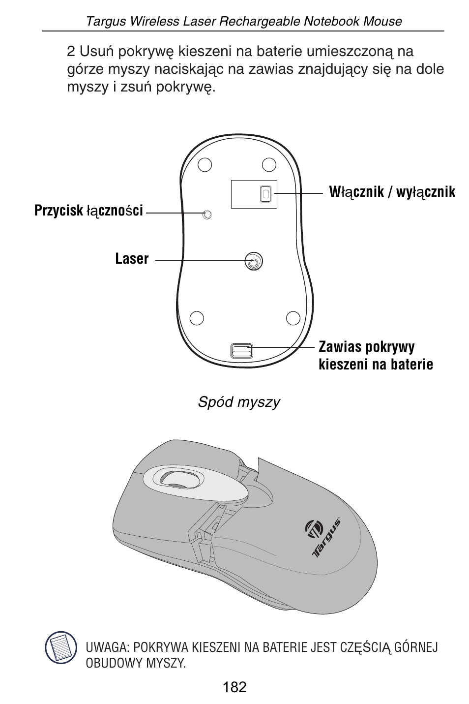 Targus AMW15EU User Manual | Page 182 / 259