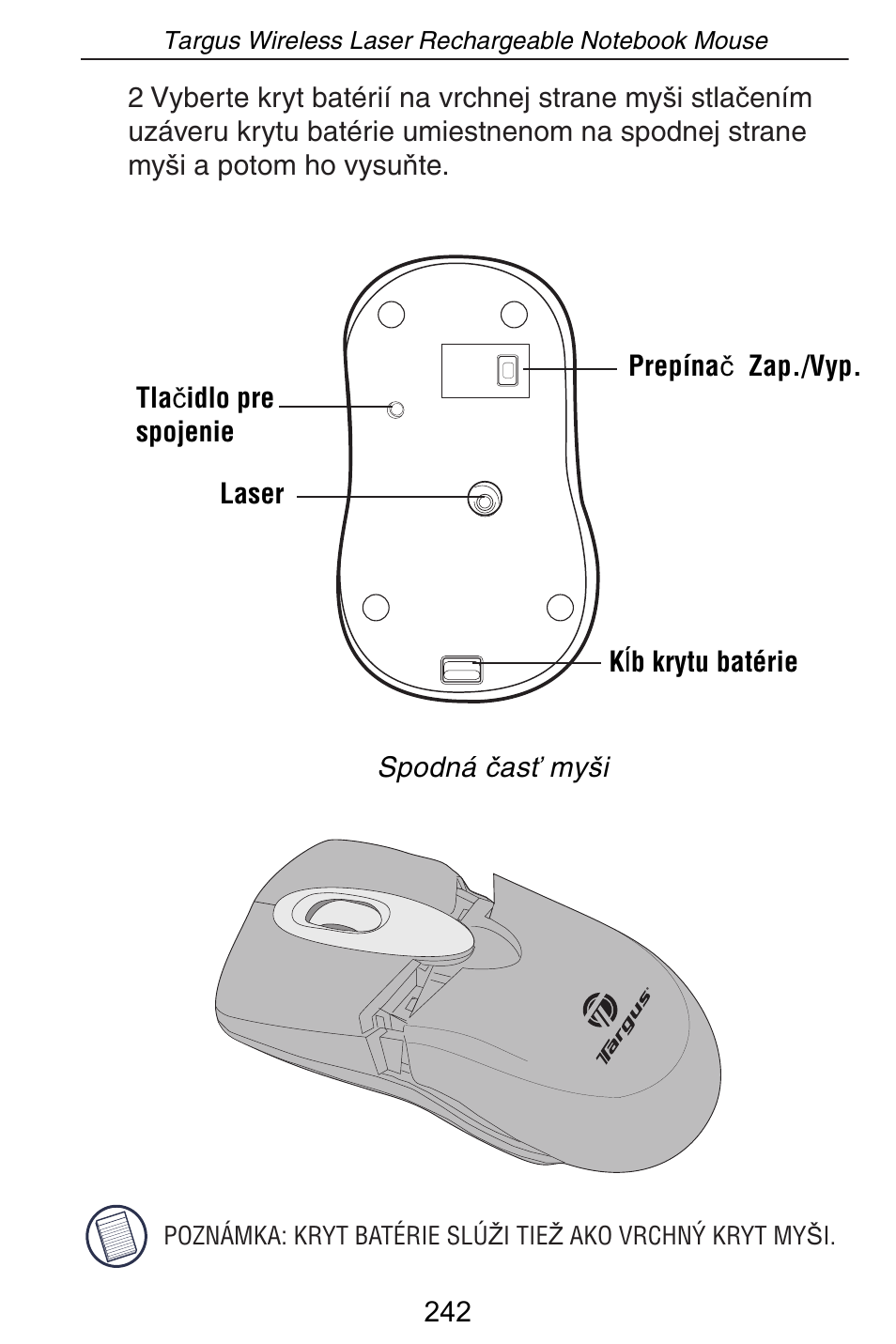 Targus AMW15EU User Manual | Page 242 / 259