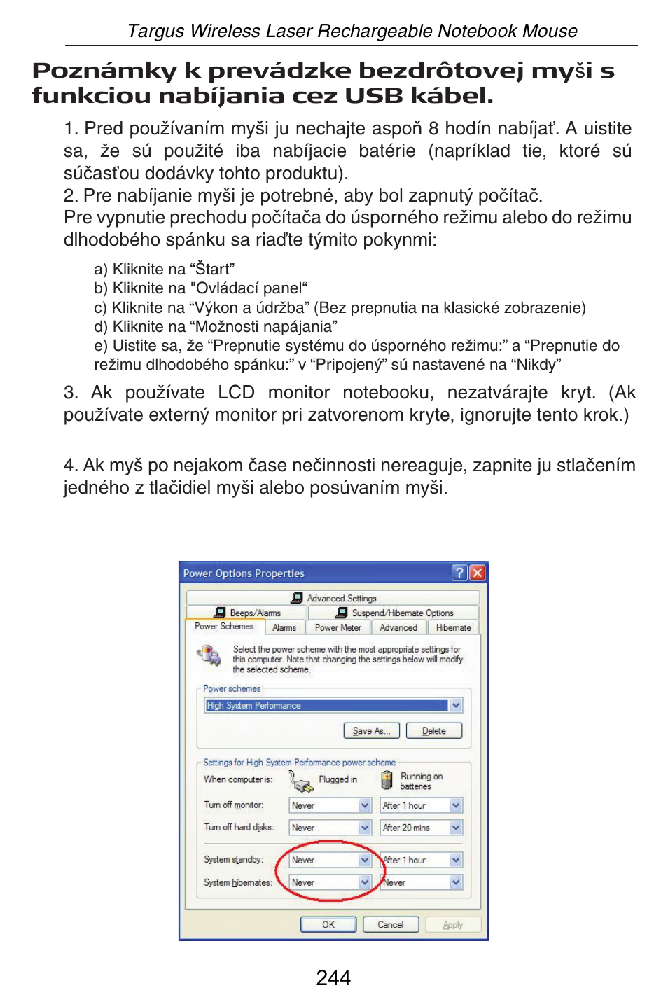 Targus AMW15EU User Manual | Page 244 / 259