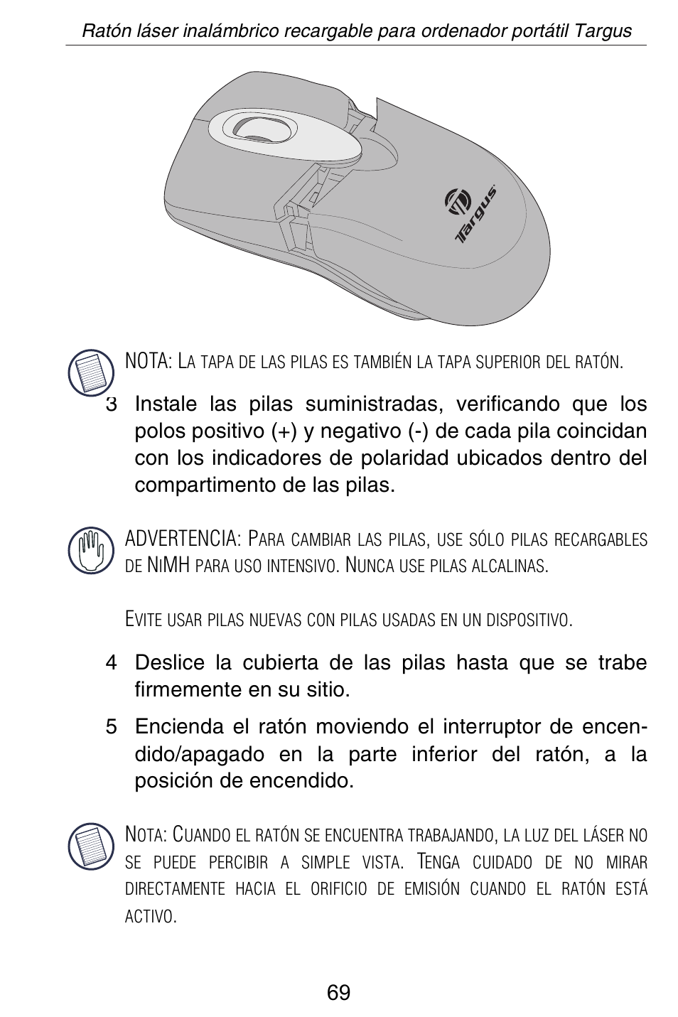 Targus AMW15EU User Manual | Page 69 / 259