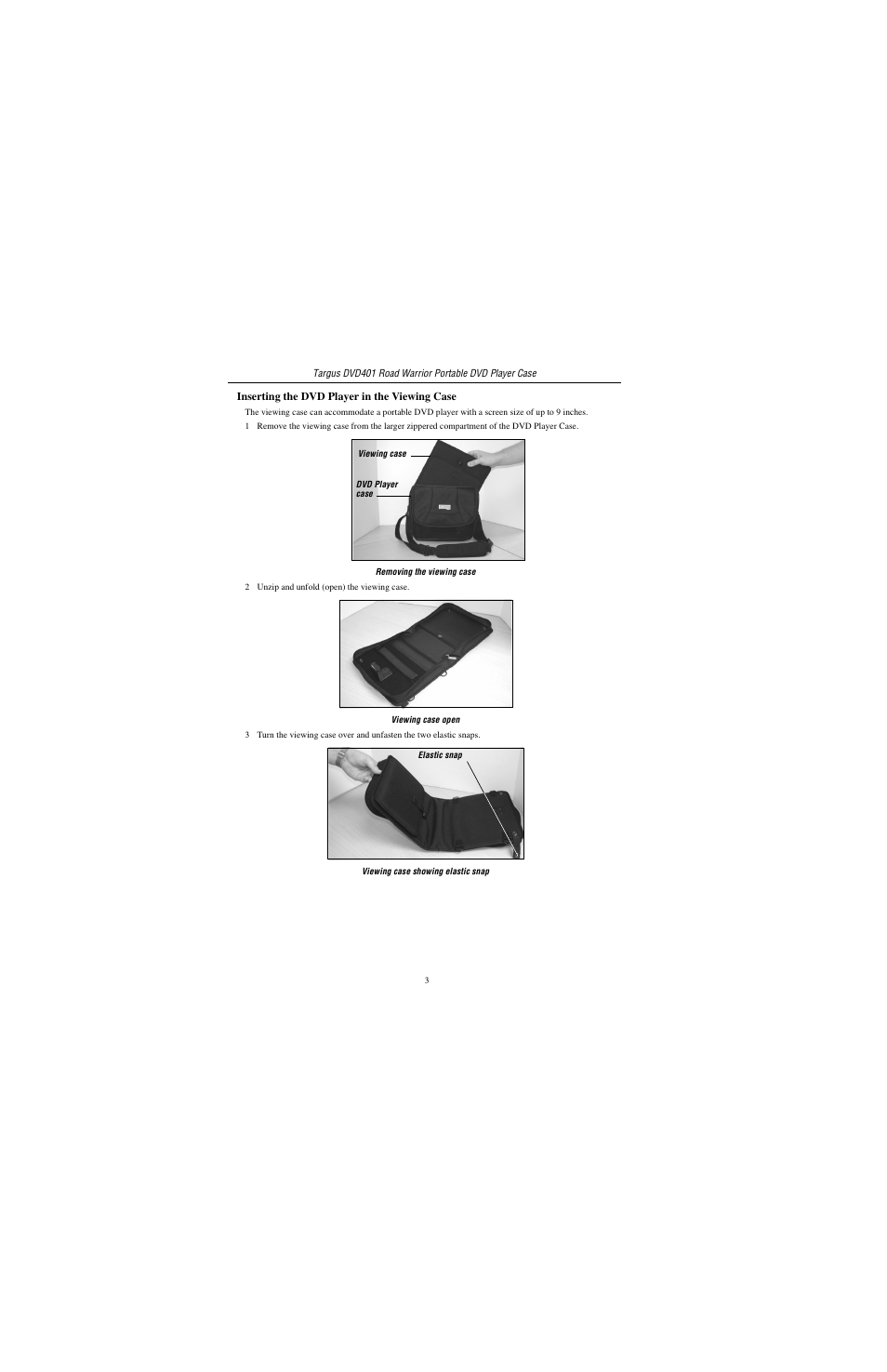 Targus DVD401 User Manual | Page 3 / 11