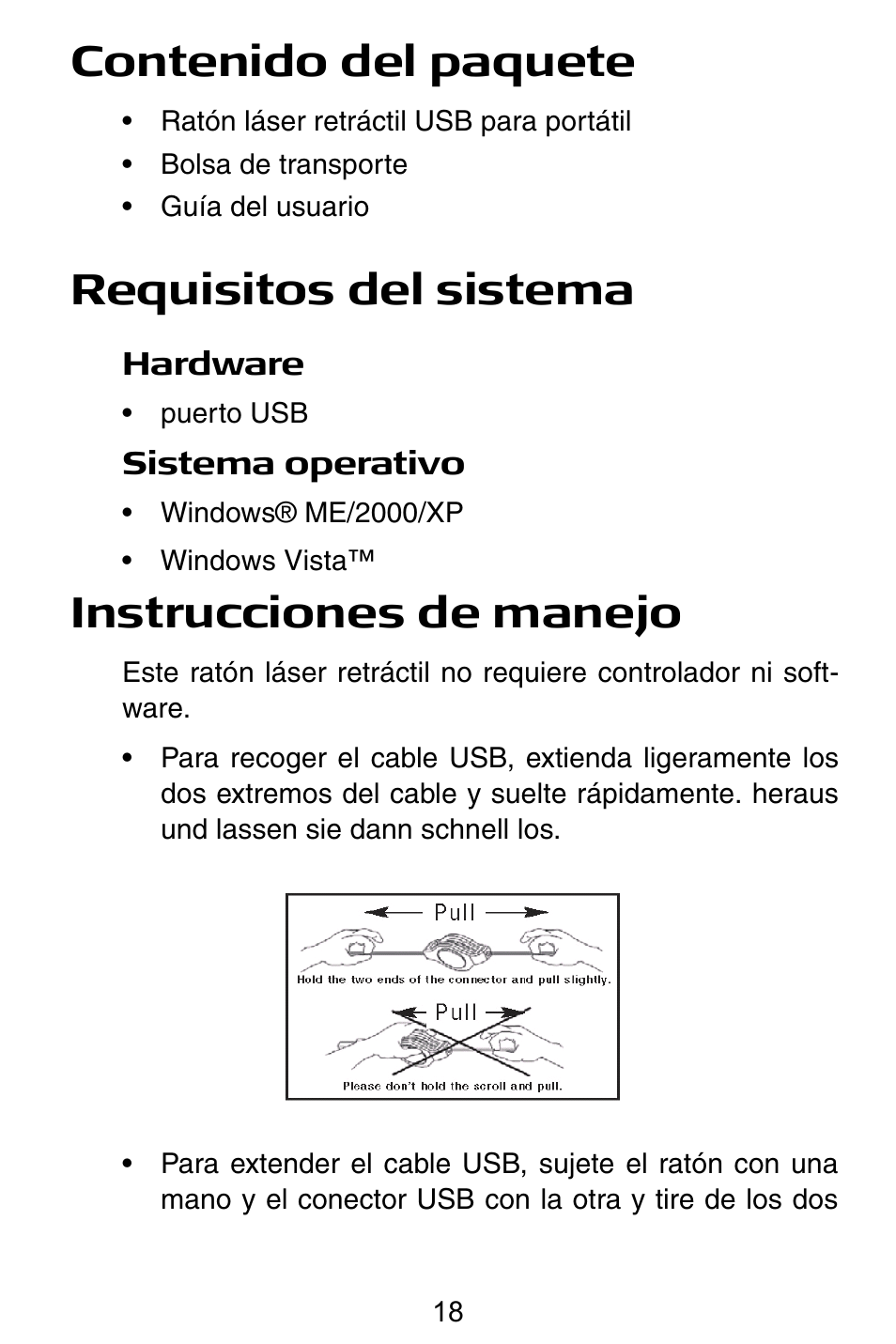 Targus Notebook Mouse User Manual | Page 18 / 52