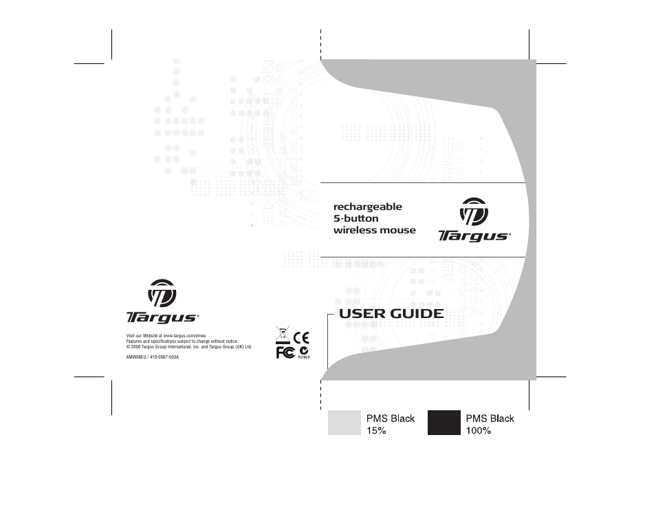 Targus wireless mouse User Manual | 94 pages