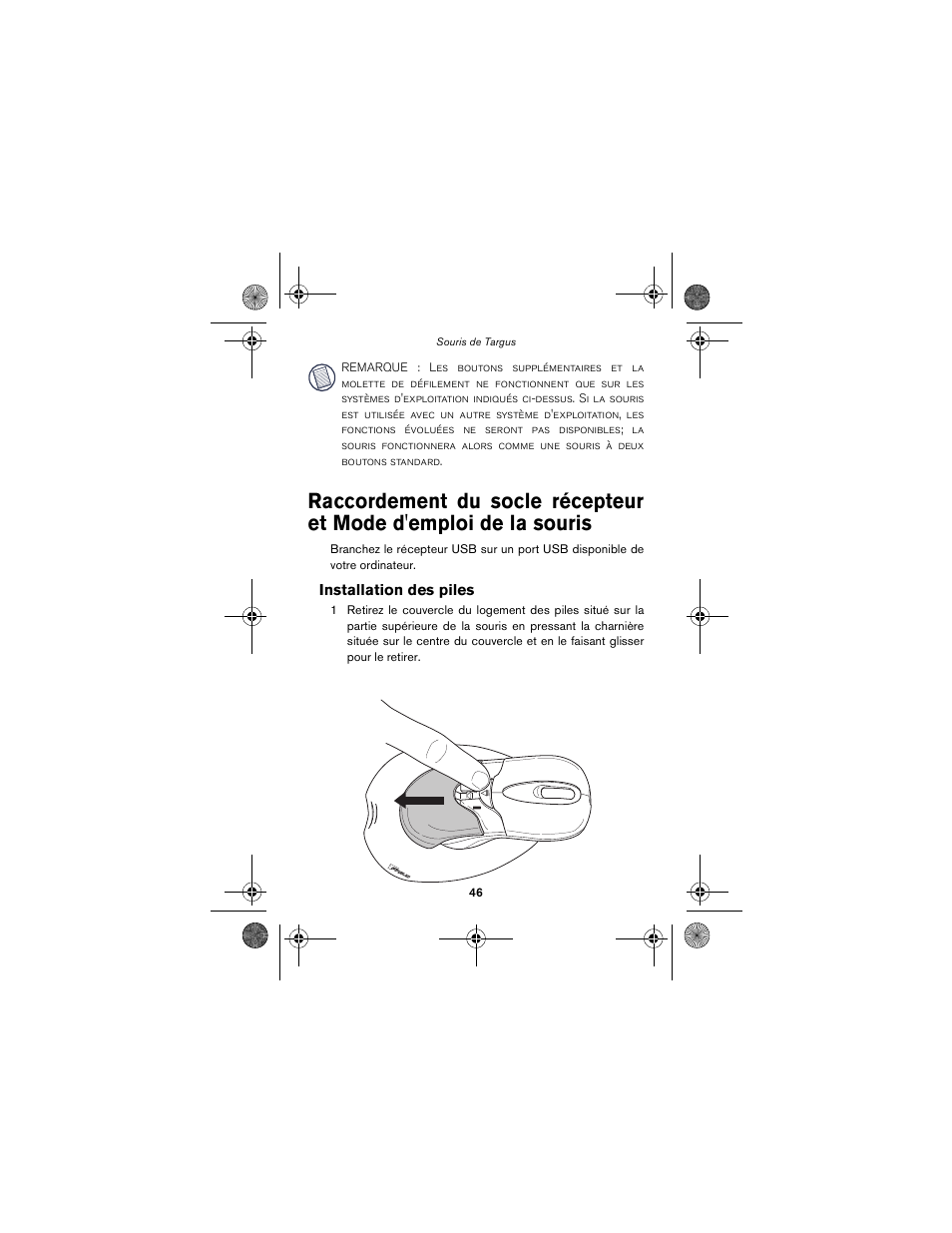 Targus wireless mouse User Manual | Page 46 / 94