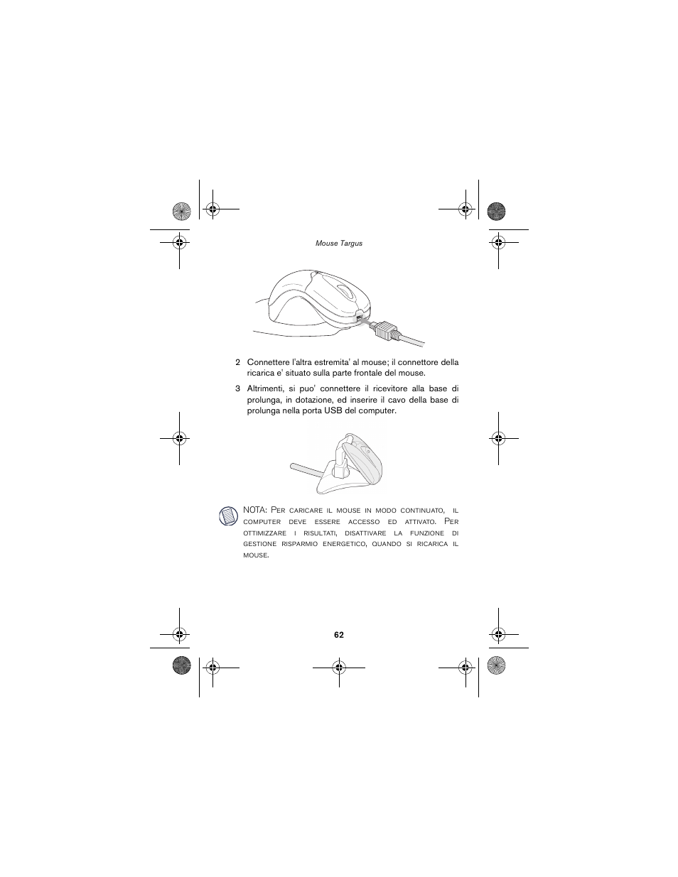 Targus wireless mouse User Manual | Page 62 / 94