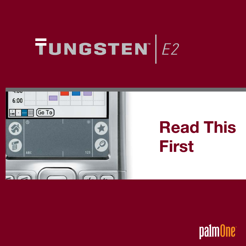 Tungsten Affinity E2 User Manual | 12 pages