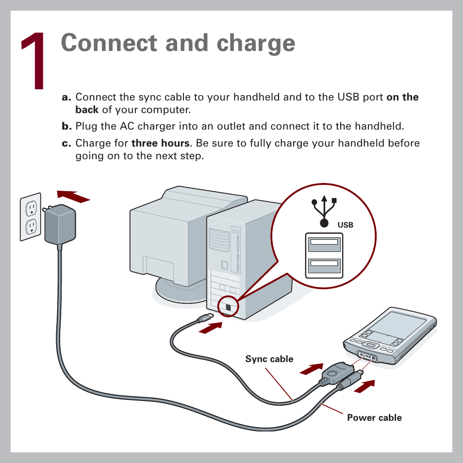 Connect and charge | Tungsten Affinity E2 User Manual | Page 3 / 12