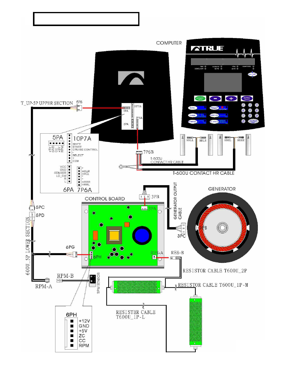 Tu 600 wiring diagram | True Fitness 600R User Manual | Page 21 / 100