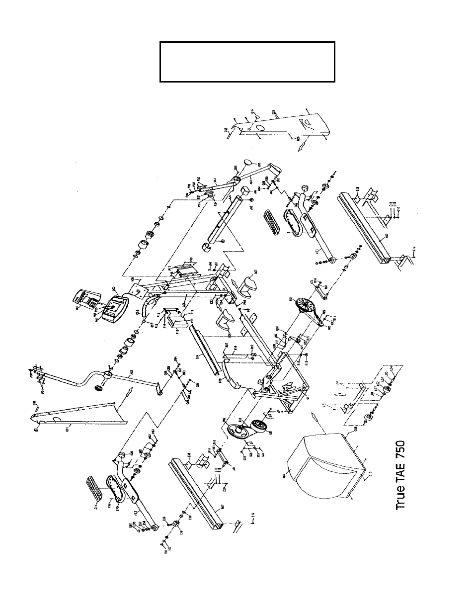 True tae 750 parts diagram | True Fitness 750EA User Manual | Page 26 / 50