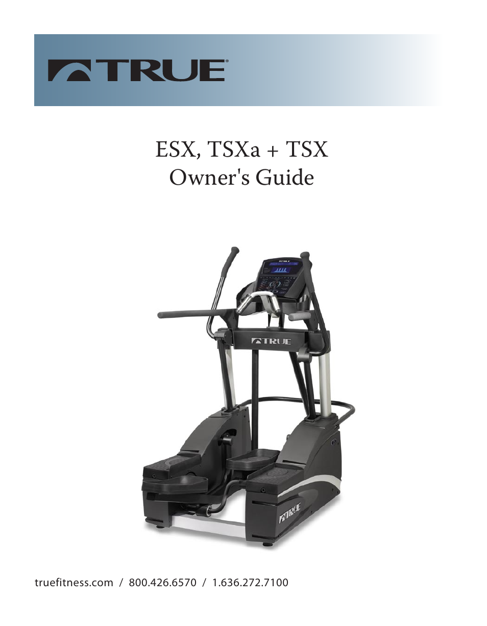 True Fitness TSX User Manual | 47 pages